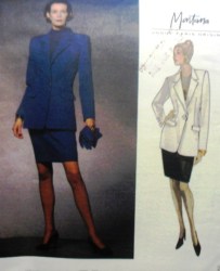 1182 MONTANA LINED FIT JACKET, SHORTER TAPER SKIRT PATTERN 6-16